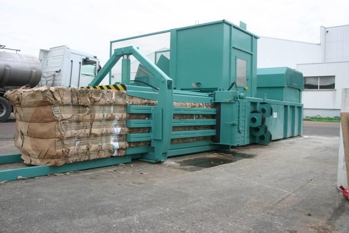 Presse à balles horizontale verte - SOLU-GREEN - traitez en continu vos déchets