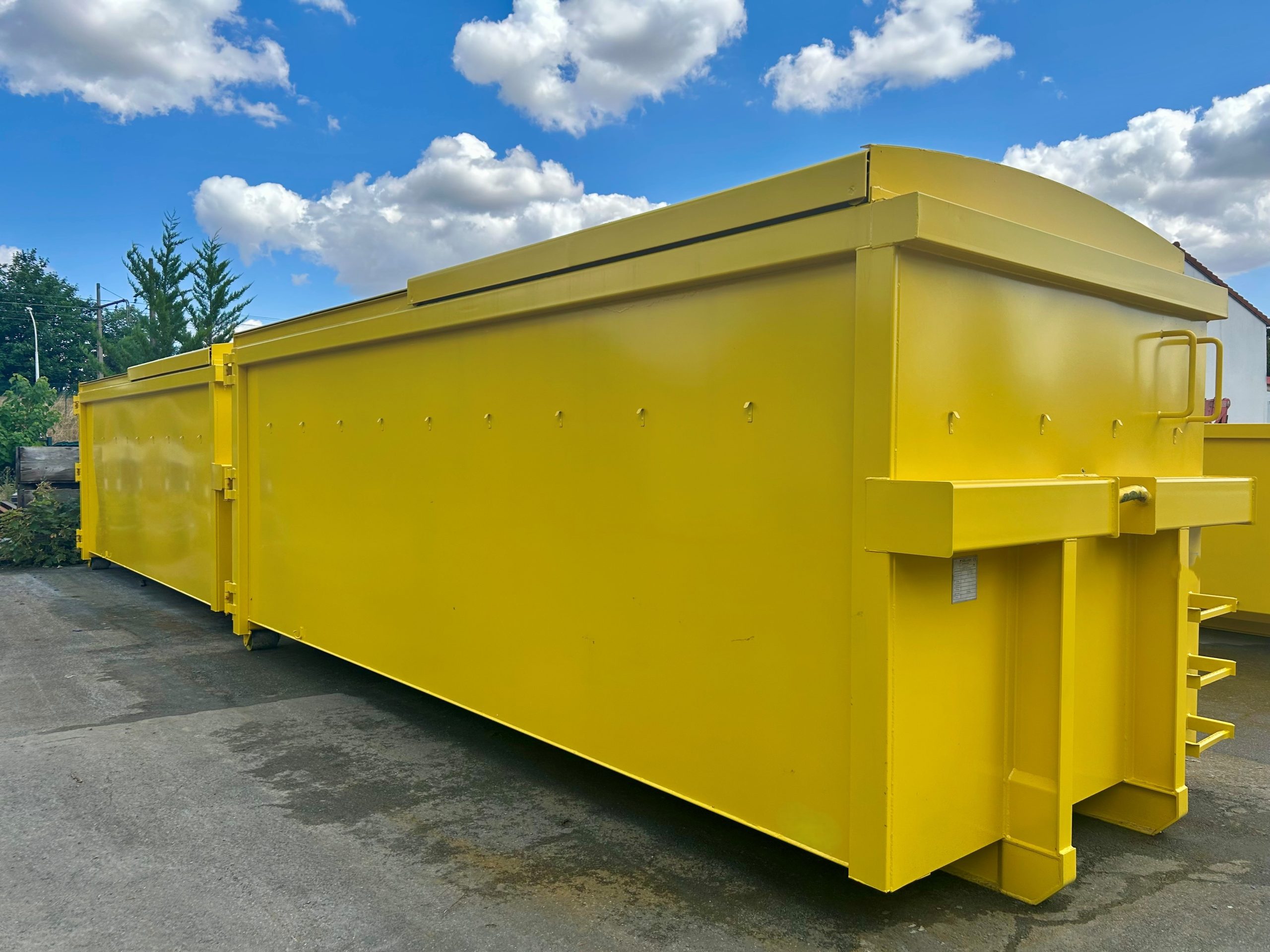 Benne amovible jaune - SOLU-GREEN