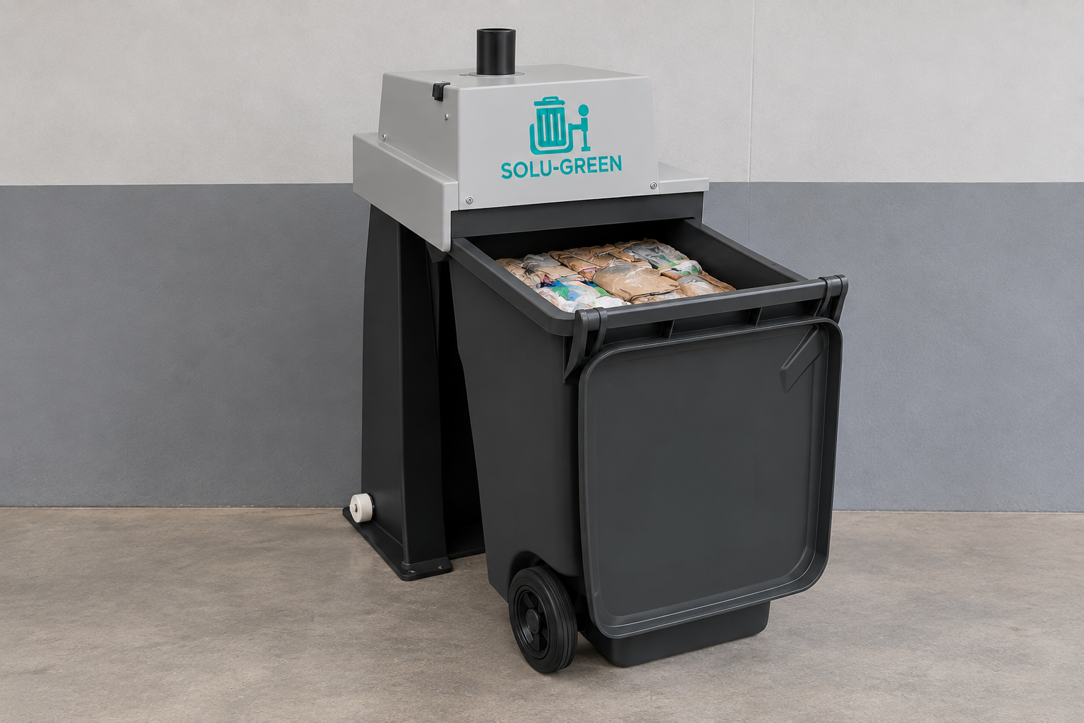 Tasseur compacteur de déchets - SOLU-GREEN
