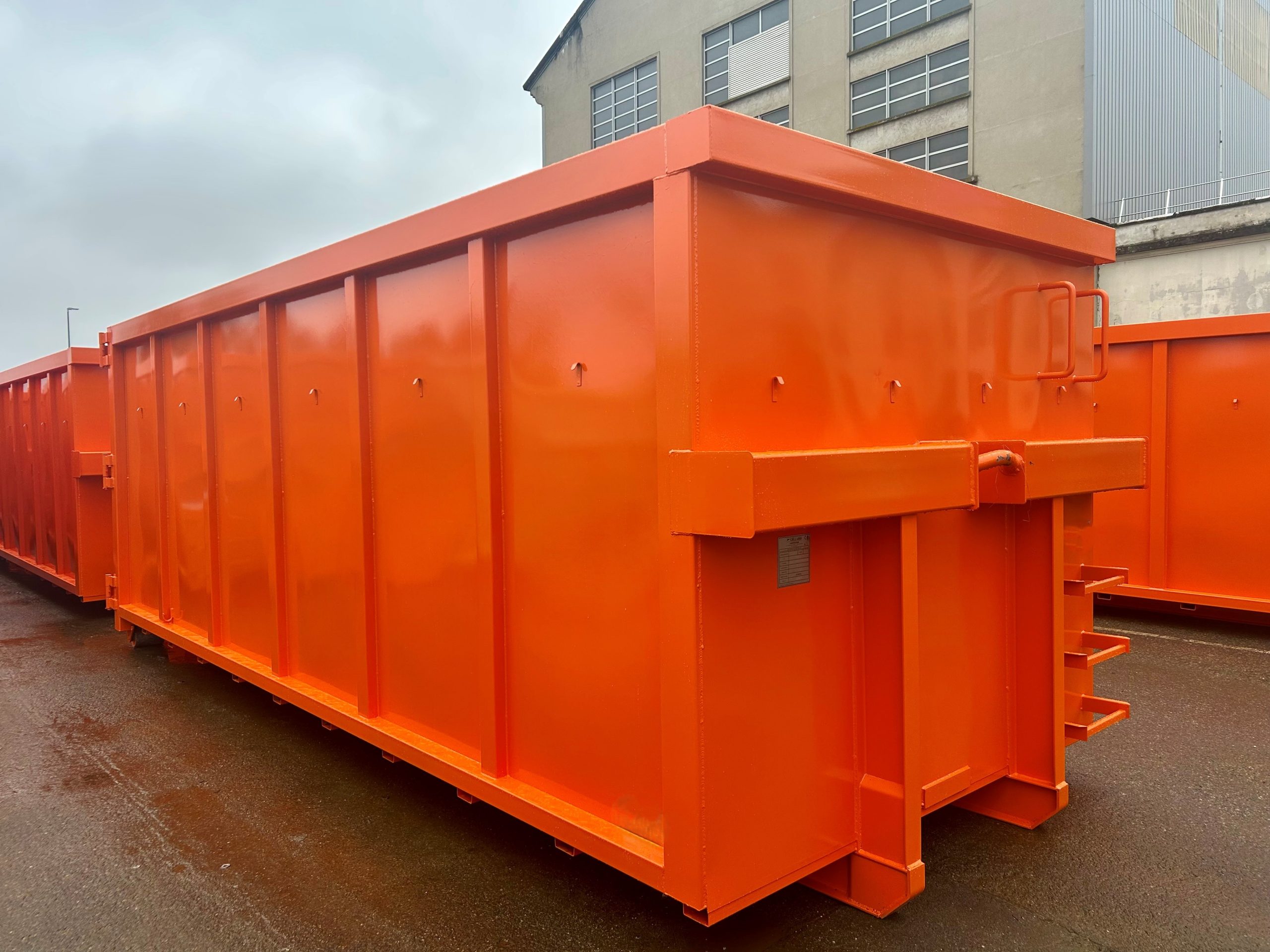 Benne amovible orange - SOLU-GREEN